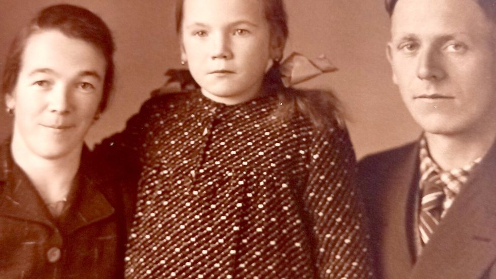 Rita Döring mit ihren Eltern Hedwig und Felix Steiner. Foto: Regina Pribyl