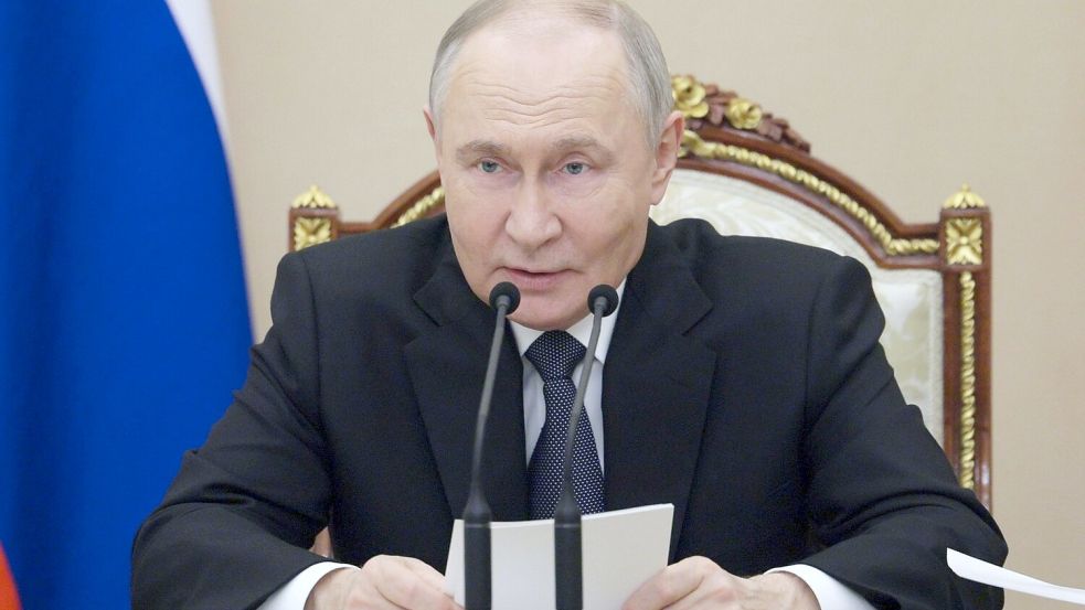 Die Waffenruhe soll nach Angaben des Kreml vom Tagesanbruch des 8. Mai bis Tagesanbruch des 11. Mai andauern. (Archivbild) Foto: Gavriil Grigorov/Pool Sputnik Kremlin/AP/dpa