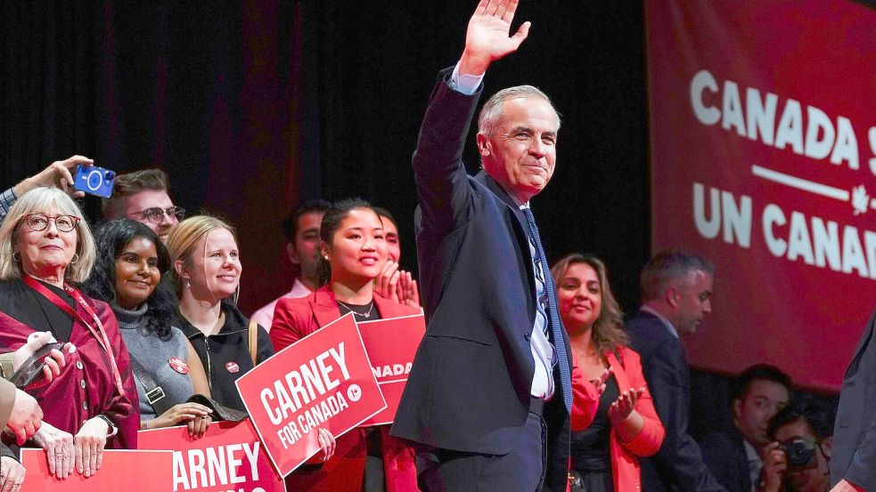 Der Wahlsieger Carney muss sich Trumps aggressiver Politik widersetzen. Foto: Justin Tang/The Canadian Press/AP/dpa