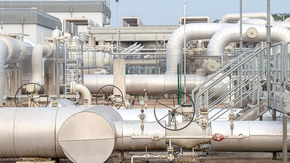 Die Vorgaben für Gasspeicher sollen gesenkt werden (Archivbild) Foto: Sina Schuldt/dpa