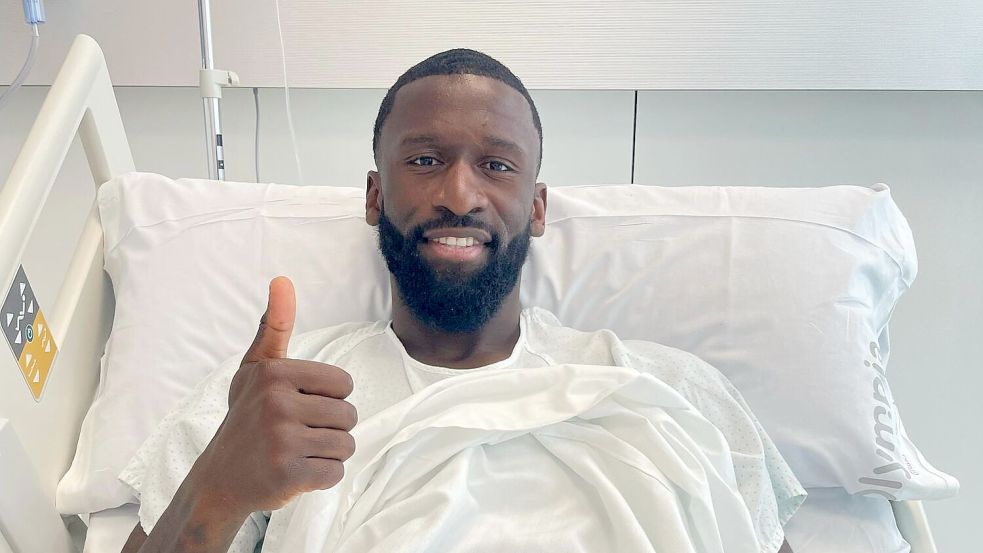 „Endlich wieder schmerzfrei“: Antonio Rüdiger ist operiert worden. Foto: Privat/dpa