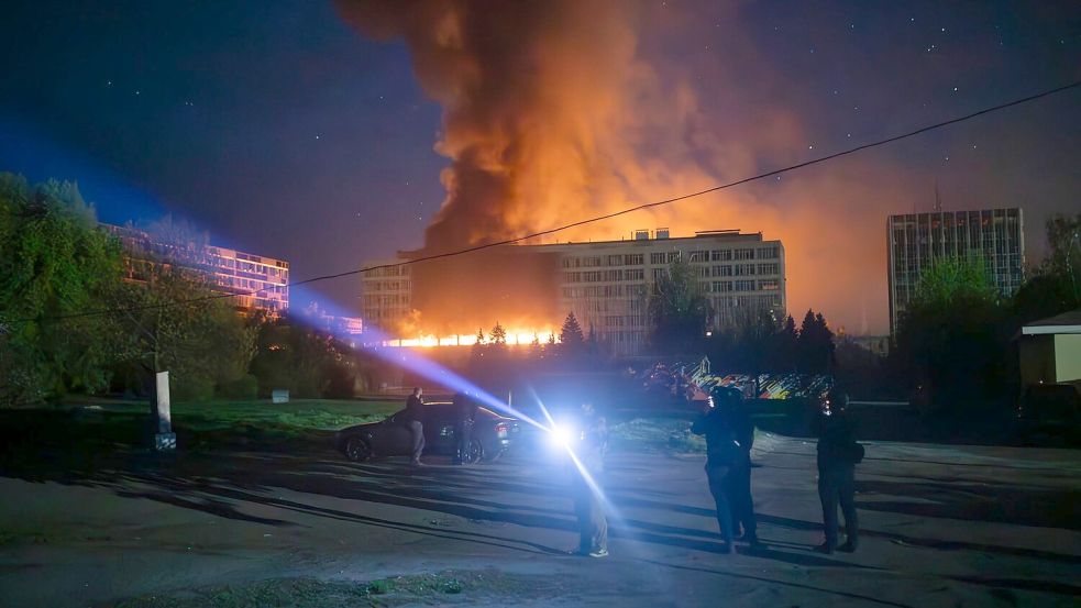 Die ukrainische Großstadt Charkiw ist immer wieder Ziel russischer Luftangriffe. (Archivbild) Foto: Cedar Barnes/ZUMA Press Wire/dpa