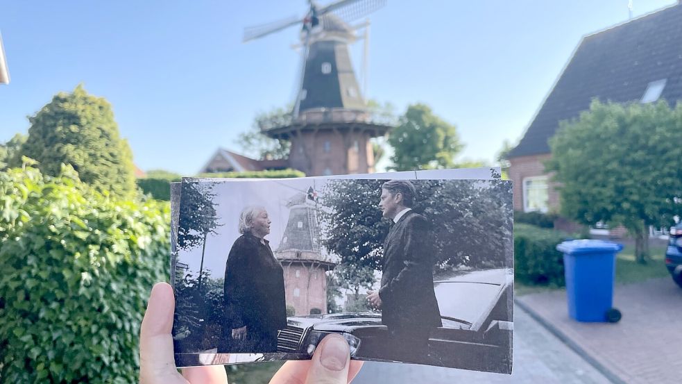 Viele Drehohrte für den Film „Otto – der Außerfriesische“ sind in der Krummhörn, auch in Greetsiel. Foto: Hannah Weiden/Archiv