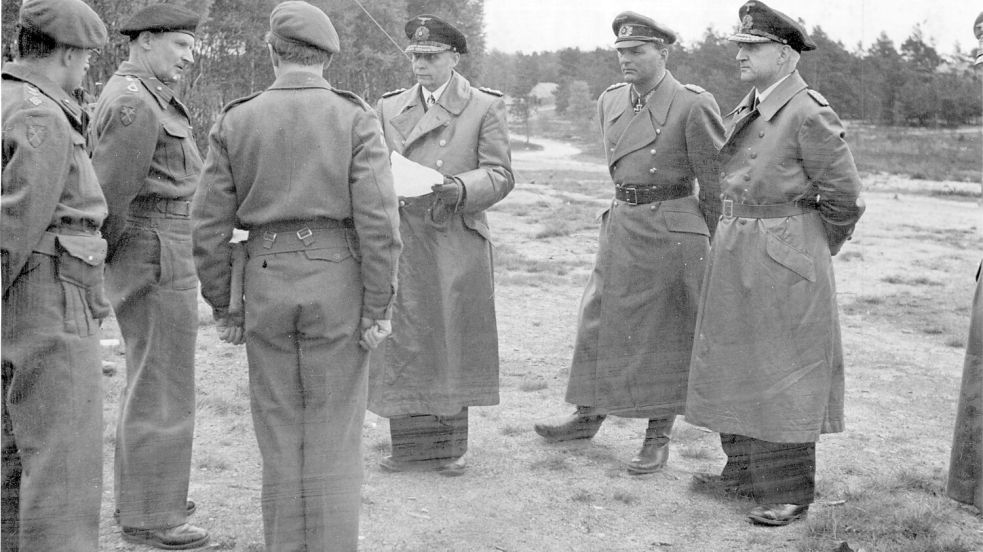 Auf dem Timeloberg bei Lüneburg wurde eine Kapitulation für Norddeutschland verhandelt. Foto: Sammlung Boldt