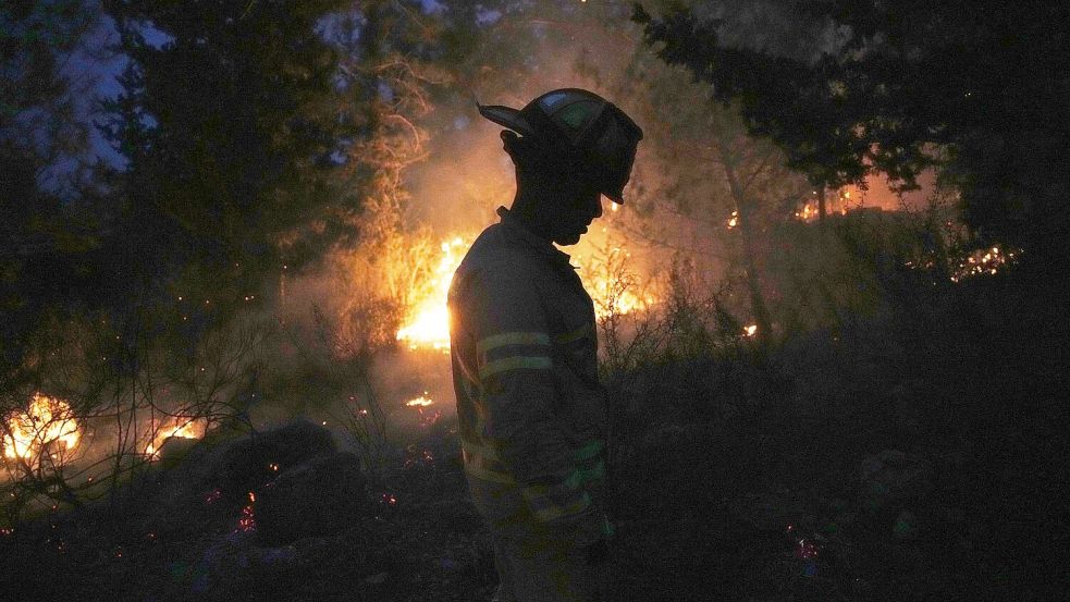 Waldbrände bei Jerusalem. Foto: Ohad Zwigenberg/AP/dpa