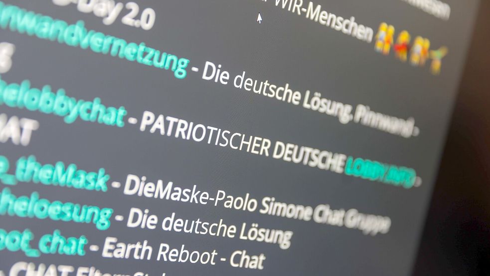 Der ostfriesische Telegram-Nutzer „Thor“ war in vielen, eindeutigen Gruppen unterwegs. Die Generalstaatsanwaltschaft ermittelt weiter gegen ihn. Symbolfoto: Claus Hock