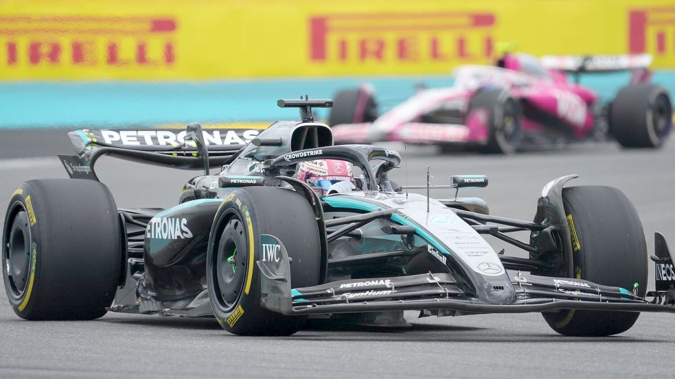 Kimi Antonelli düpiert die Konkurrenz in Miami. Foto: Hasan Bratic/dpa