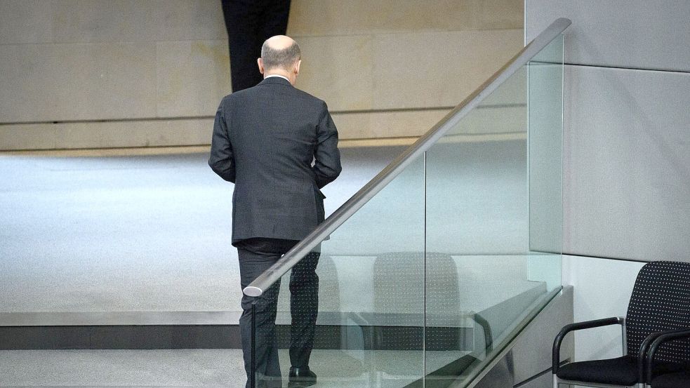 So ganz wird Scholz nicht gehen. Er bleibt der Politik noch eine Weile erhalten. Foto: Bernd von Jutrczenka/dpa