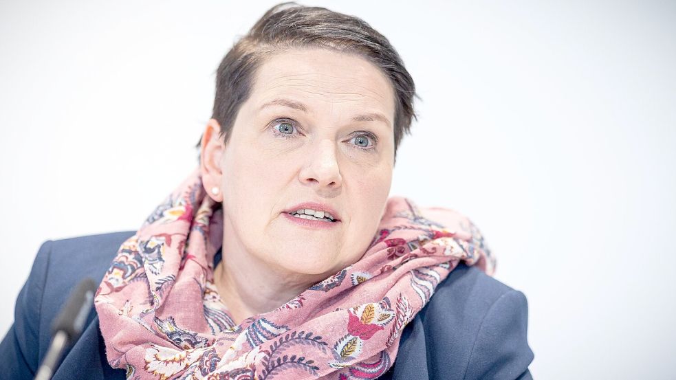 Melanie Walter (SPD) ist Niedersachsens designierte Europaministerin. Ihr Schreibtisch steht aber künftig in der Staatskanzlei. Foto: dpa / Moritz Frankenberg