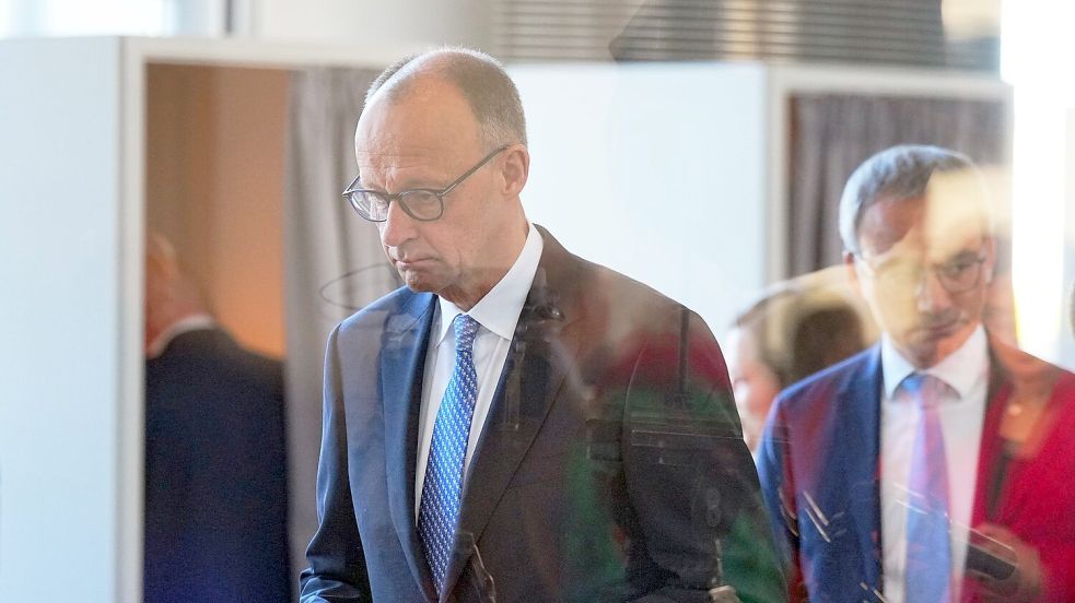 Merz ist im ersten Wahlgang durchgefallen. Foto: Michael Kappeler/dpa