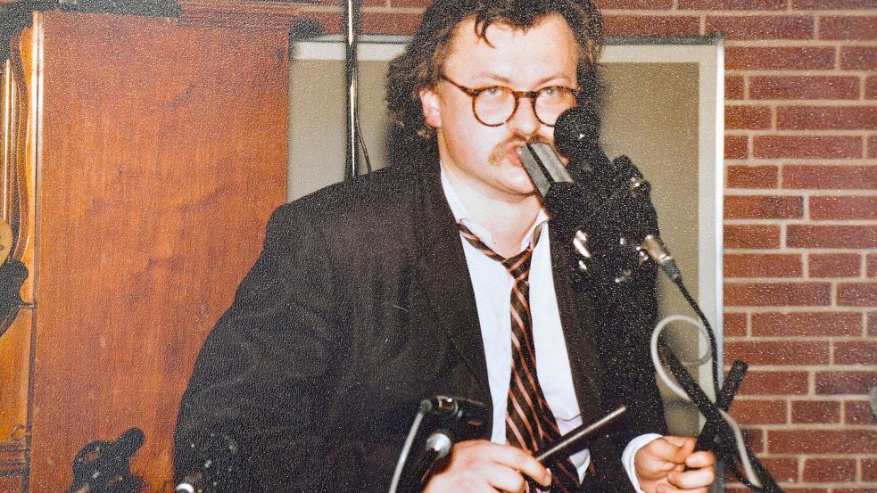 Die Verpflichtung von Rocksänger, Liederschreiber und Schriftsteller Heinz Rudolf Kunze war einer der Höhepunkte im Wirken der Folk-Alternative. Repro: Klaus Ortgies