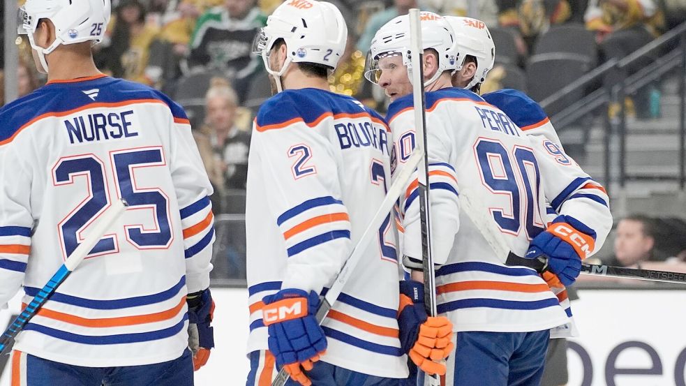 Die Oilers erzielten vier Treffer in Las Vegas - das reichte zum Sieg. Foto: John Locher/AP/dpa