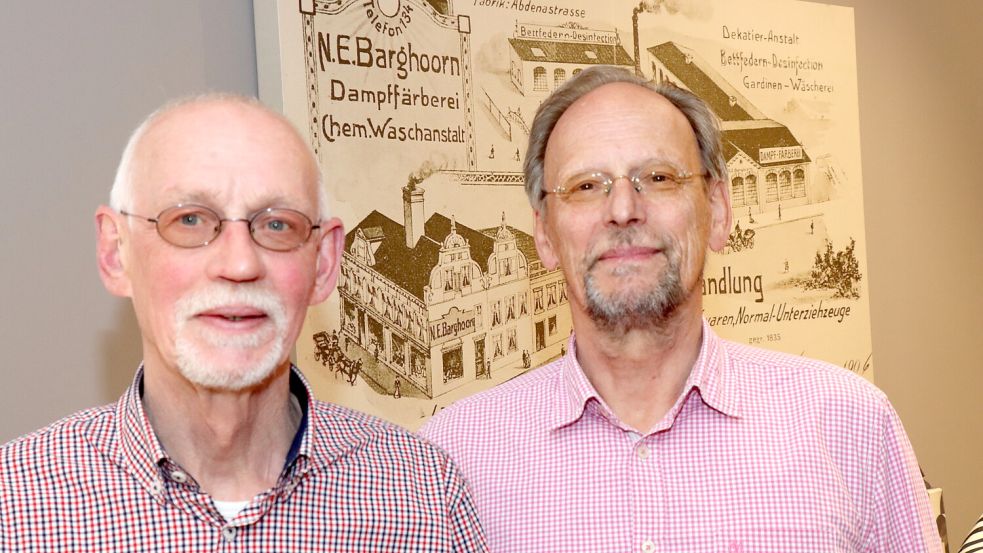 Inhaber des führenden Betten- und Wäschegeschäftes in fünfter Generation: Peter (links) und Dirk Barghoorn.