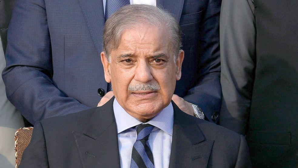 Pakistans Premier Shehbaz Sharif sprach von einem Kriegsakt. Foto: Anjum Naveed/AP/dpa