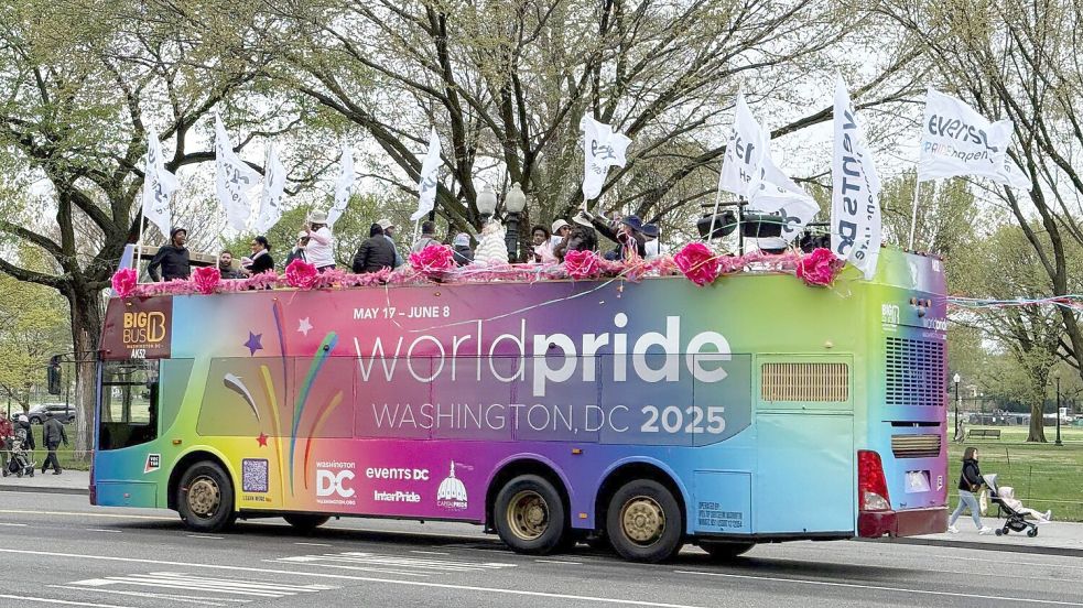 Vor der Worldpride in Washington herrschen Vorfreude und Sorge. (Archivbild) Foto: Thomas Müller/dpa