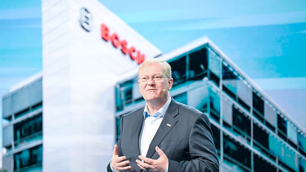 Bosch-Chef Hartung: „Das Jahr wird extrem schwierig in der Vorhersage“. Foto: Bernd Weißbrod/dpa