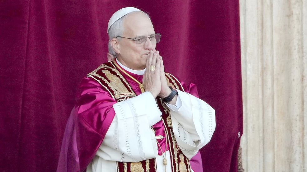 Prevost ist nun der 267. Papst in der Geschichte. Foto: Markus Schreiber/AP/dpa