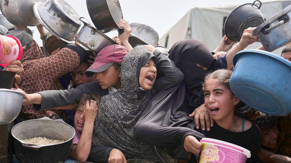 Im Gazastreifen ist die humanitäre Lage katastrophal. (Archivbild) Foto: Abdel Kareem Hana/AP/dpa