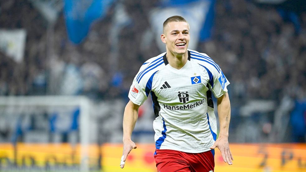 Glaubt an seine Mannschaft: HSV-Innenverteidiger Miro Muheim. Foto: Gregor Fischer/dpa