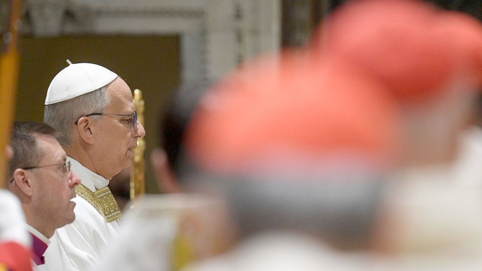 In seiner Predigt findet der Pontifex eindringliche Worte: Der Glaubensverlust hat dramatische Folgen. Foto: Uncredited/Vatican media/AP/dpa