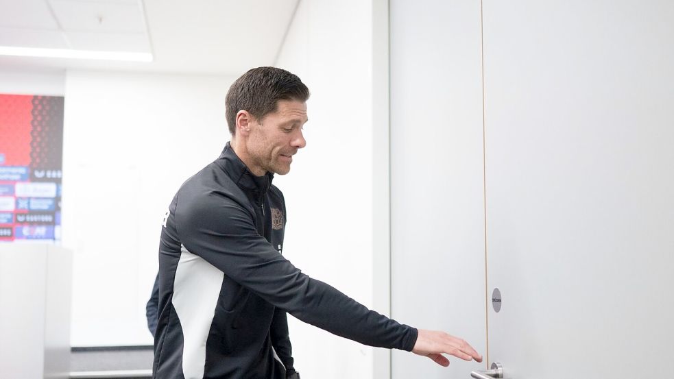 Xabi Alonso wird Leverkusen nach der Saison verlassen. Foto: Marius Becker/dpa