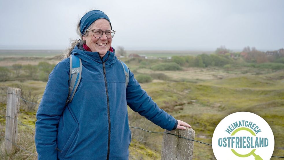 Karen Kammer ist Leiterin des Nationalparkhauses auf Baltrum und zeigt Gästen, dass die Insel viel zu bieten hat. Foto: Ute Bruns
