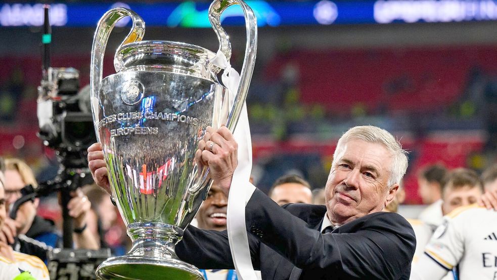 Allein mit Real gewann Carlo Ancelotti dreimal den Henkelpott. Foto: Tom Weller/dpa