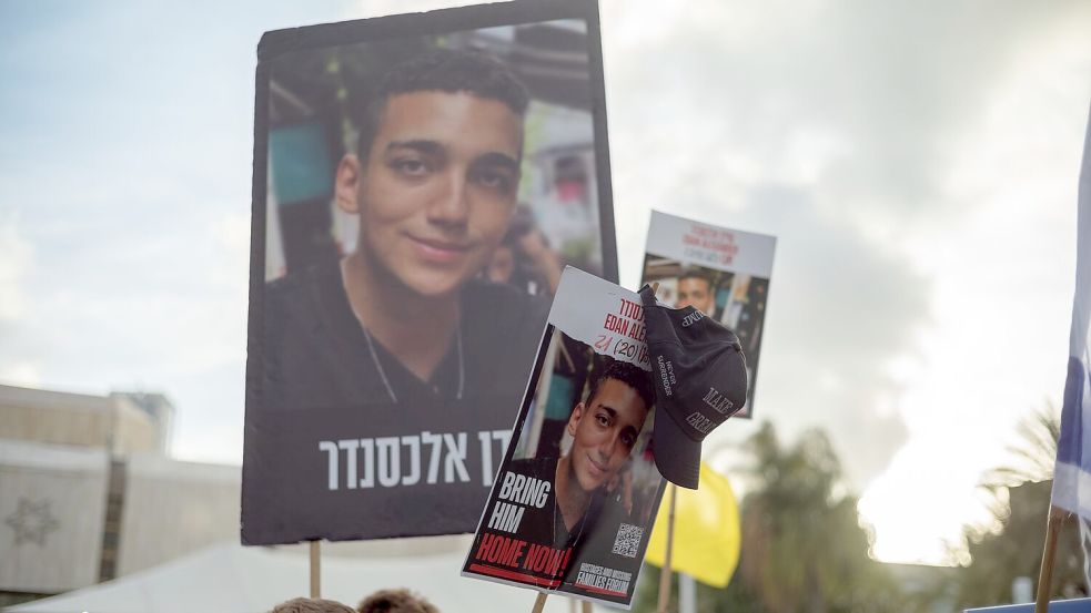 Der Soldat Edan Alexander wurde am 7. Oktober 2023 während des Hamas-Massakers von einem Militärstützpunkt entführt. Foto: Ilia Yefimovich/dpa