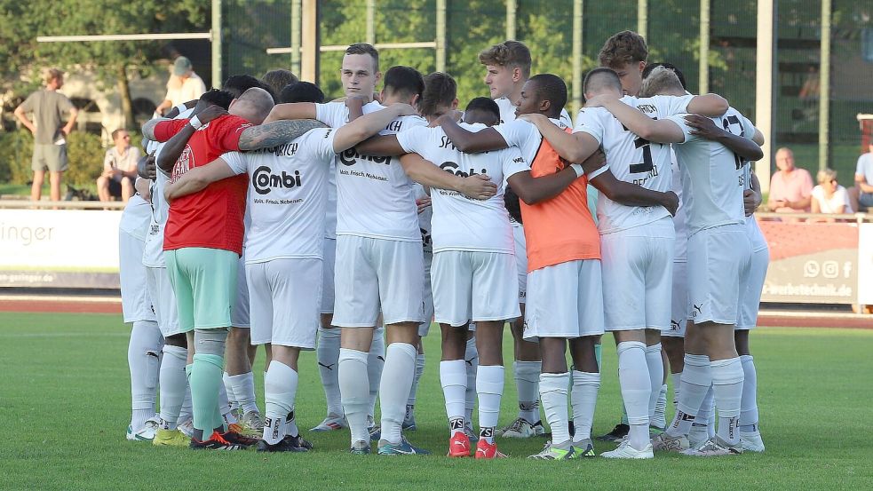 Die Mannschaft der SpVg Aurich wird sich neu formieren. Foto: Vortanz
