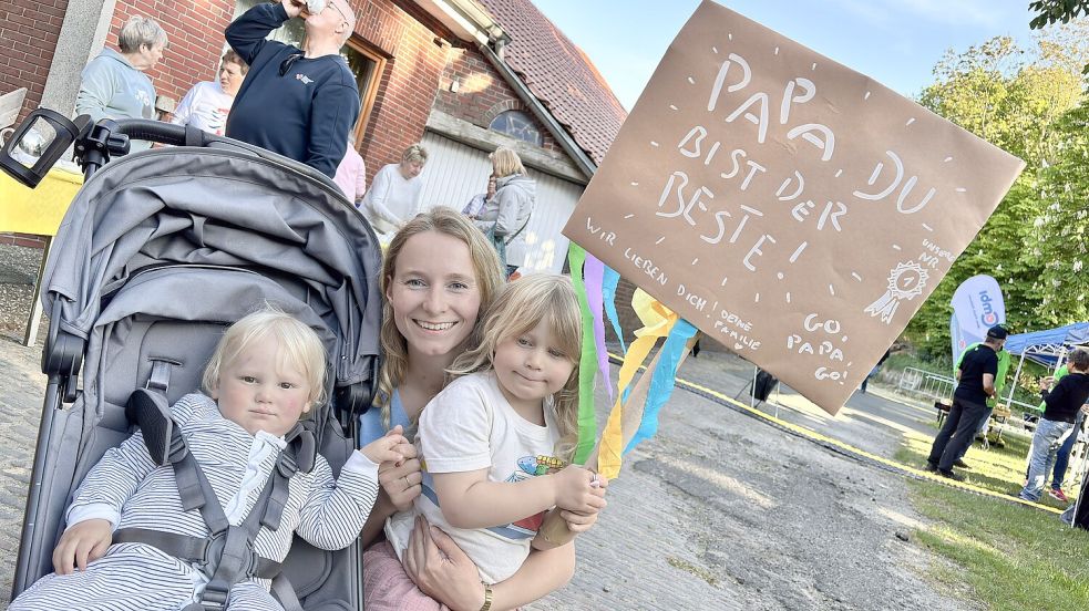 Ziel Dunum: Hier endete die fünfte Ossiloop-Etappe. Foto: Klaus Ortgies