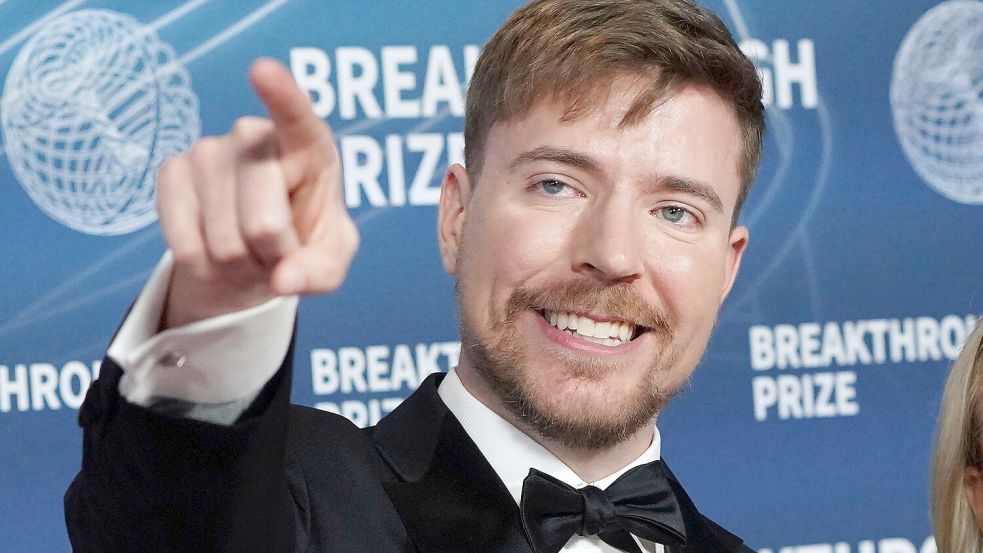 MrBeast ist einer der erfolgreichsten Youtuber weltweit. (Archivbild) Foto: Jordan Strauss/Invision via AP/dpa