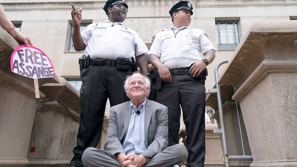 Ben & Jerry’s-Gründer protestiert gegen Gazakrieg. (Archivbild) Foto: Jacquelyn Martin/AP/dpa