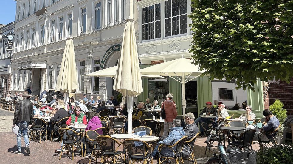 In Norden müssen die Gastronomen die sogenannte Terrassengebühr bezahlen. Foto: Rebecca Kresse