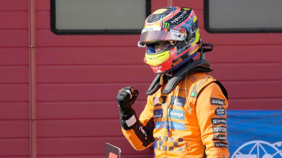 WM-Spitzenreiter Oscar Piastri schnappte sich die Pole Position in Imola. Foto: Luca Bruno/AP/dpa