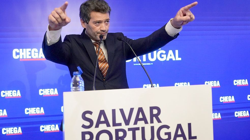 Ventura will Portugal retten. Foto: Ana Brigida/AP/dpa