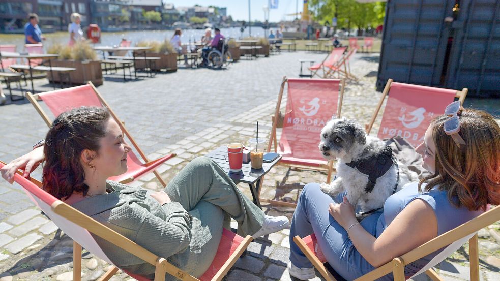 Die Gastronomie in der Stadt Leer wird überwiegend positiv gesehen. Foto: Klaus Ortgies
