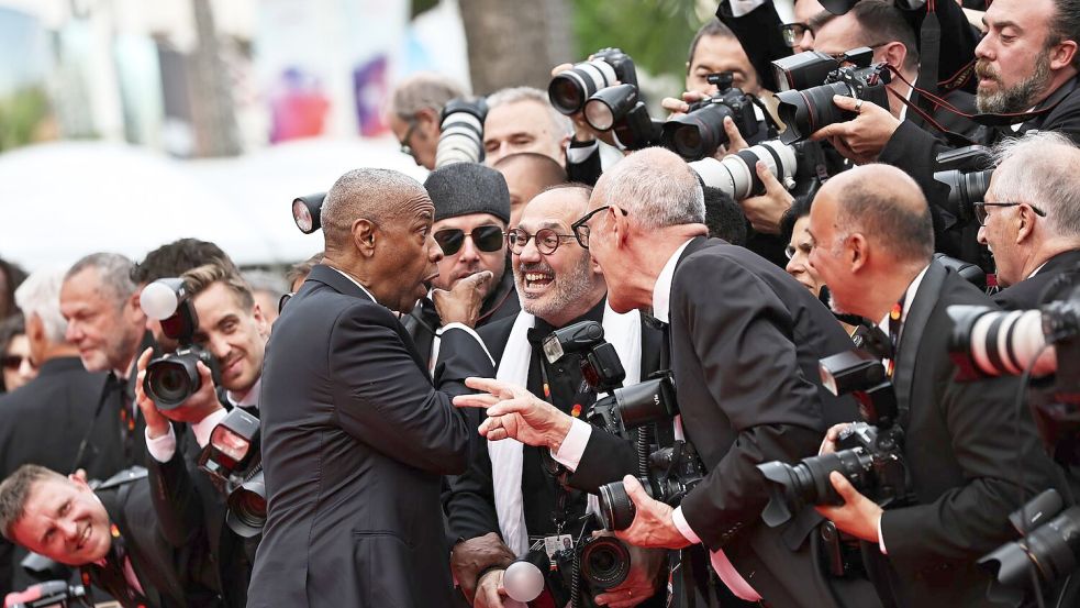 Denzel Washington kam für die Premiere seines neuen Films nach Cannes. Foto: Gao Jing/XinHua/dpa