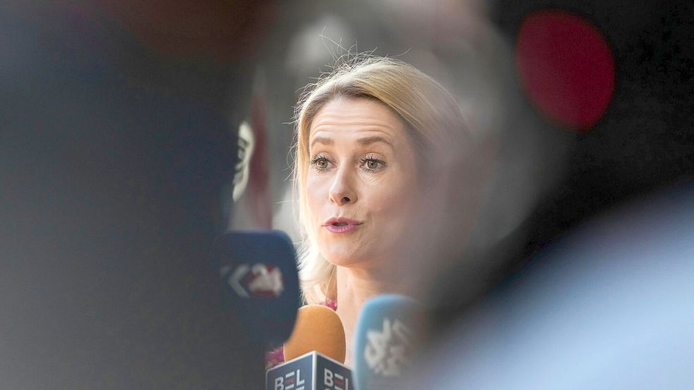 Sieht das Vorgehen der EU als alternativlos an: EU-Chefdiplomatin Kaja Kallas Foto: Virginia Mayo/AP/dpa