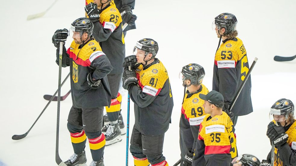 Die Eishockey-WM endet für die deutsche Nationalmannschaft früh und mit einer herben Enttäuschung. Foto: Bo Amstrup/Ritzau Scanpix Foto/AP/dpa