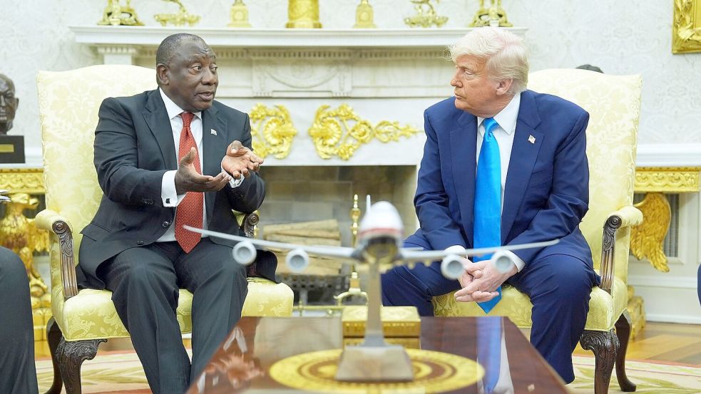 Trump macht seinem Besuch im Oval Office schwere Vorwürfe. Foto: Evan Vucci/AP/dpa