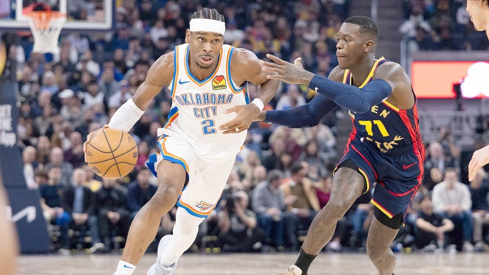 Shai Gilgeous-Alexander wurde mit großem Vorsprung zum MVP der NBA gewählt. Foto: Benjamin Fanjoy/AP/dpa