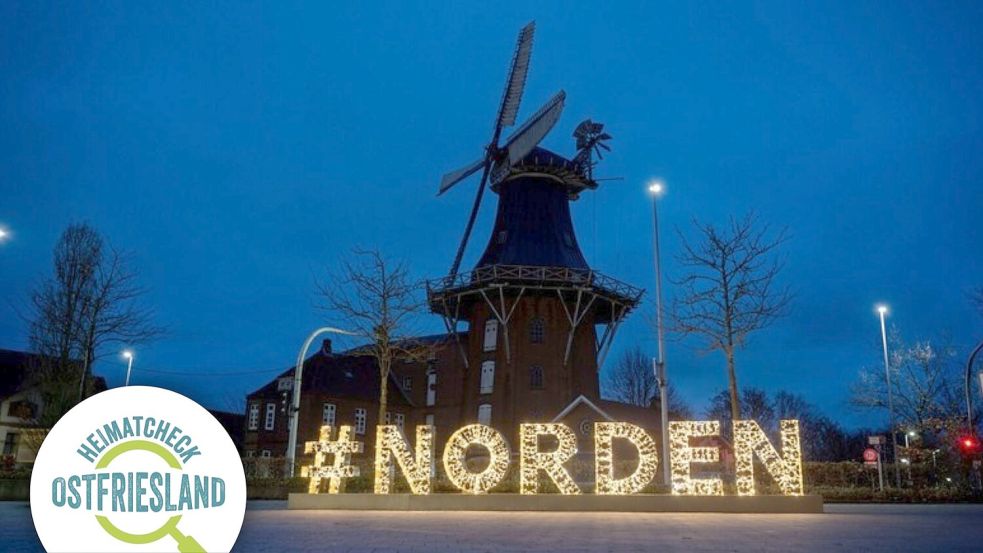 Norden (Platz 29): Am Einkaufszentrum Norder Tor befindet sich ein Foto-Highlight für Touristen und Einheimische. Foto: Ute Bruns