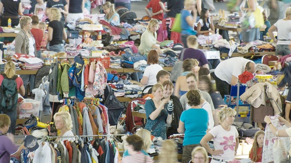 Schnäppchenjagd für Familien – an diesem Sonntag lockt der Piccolino-Flohmarkt in Bremen. Foto: Piccolino
