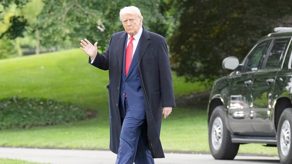 Trump droht der EU mit Zöllen. Foto: Jacquelyn Martin/AP/dpa