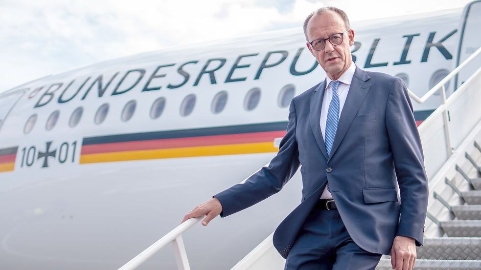 Bundeskanzler Friedrich Merz hat in seinem Stab und in seinem Kabinett mehr Männer als Frauen. (Archivbild) Foto: Michael Kappeler/dpa