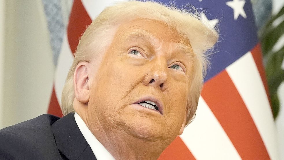 Amerikas Präsident Donald Trump rückt der Harvard-Universität mit anti-wokem Furor zuleibe. Foto: APAlex Brandon