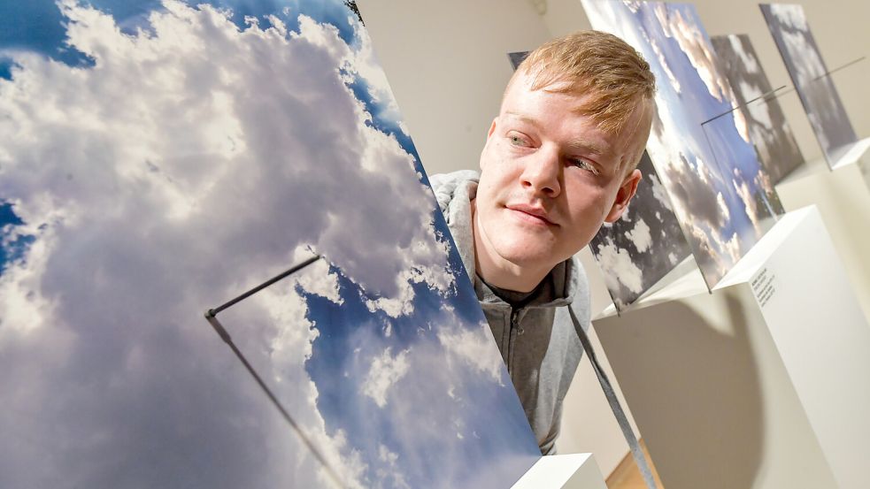 Wolken in all ihren Facetten stehen im Fokus der neuen Ausstellung in der Emder Kunsthalle. Foto: Klaus Ortgies