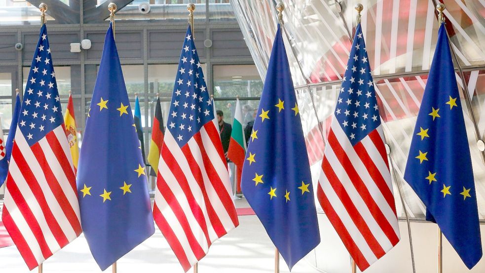 Noch verhandeln die USA und die EU. Foto: Nicolas Maeterlinck/BELGA/dpa