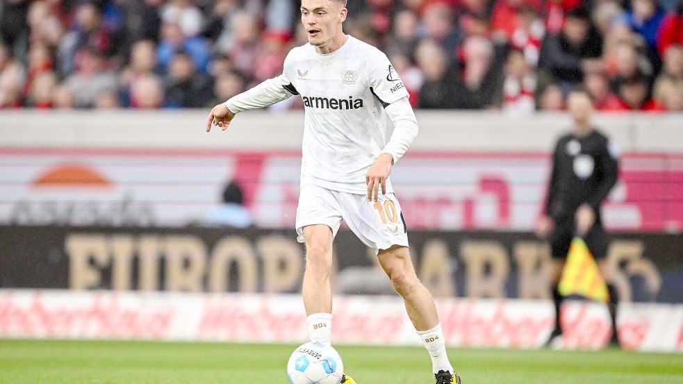 Liverpool soll ernst machen mit einem 100-Millionen-Angebot für Leverkusens Florian Wirtz. Foto: dpa/Harry Langer