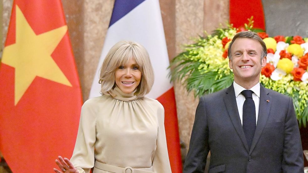 Das Umfeld des Präsidenten spricht von Herumalbern. Foto: Nhac Nguyen/AFP Pool via AP/dpa